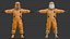 Hazmat Suit Orange - Rigged