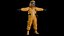 Hazmat Suit Orange - Rigged