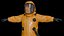 Hazmat Suit Orange - Rigged