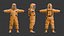 Hazmat Suit Orange - Rigged