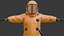 Hazmat Suit Orange - Rigged