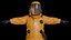 Hazmat Suit Orange - Rigged