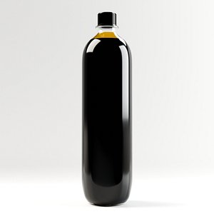 3D Plastic Bottle 1 Liter