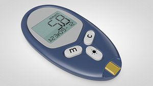 3d model blood glucose monitor