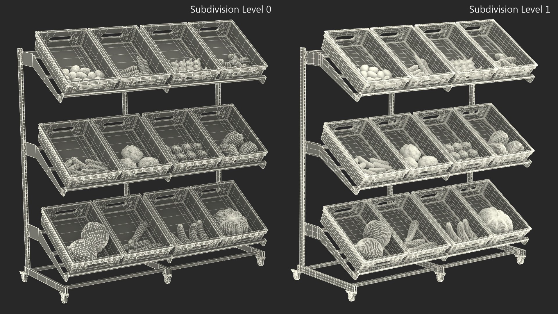 3D model Fresh Vegetables on Display Rack https://p.turbosquid.com/ts-thumb/bp/j4NMqZ/3N/freshvegetablesondisplayrackmb3dmodel036/jpg/1719974070/1920x1080/fit_q87/1ab879fe84f95e8cbe50ddee8b00f35f1a86664e/freshvegetablesondisplayrackmb3dmodel036.jpg