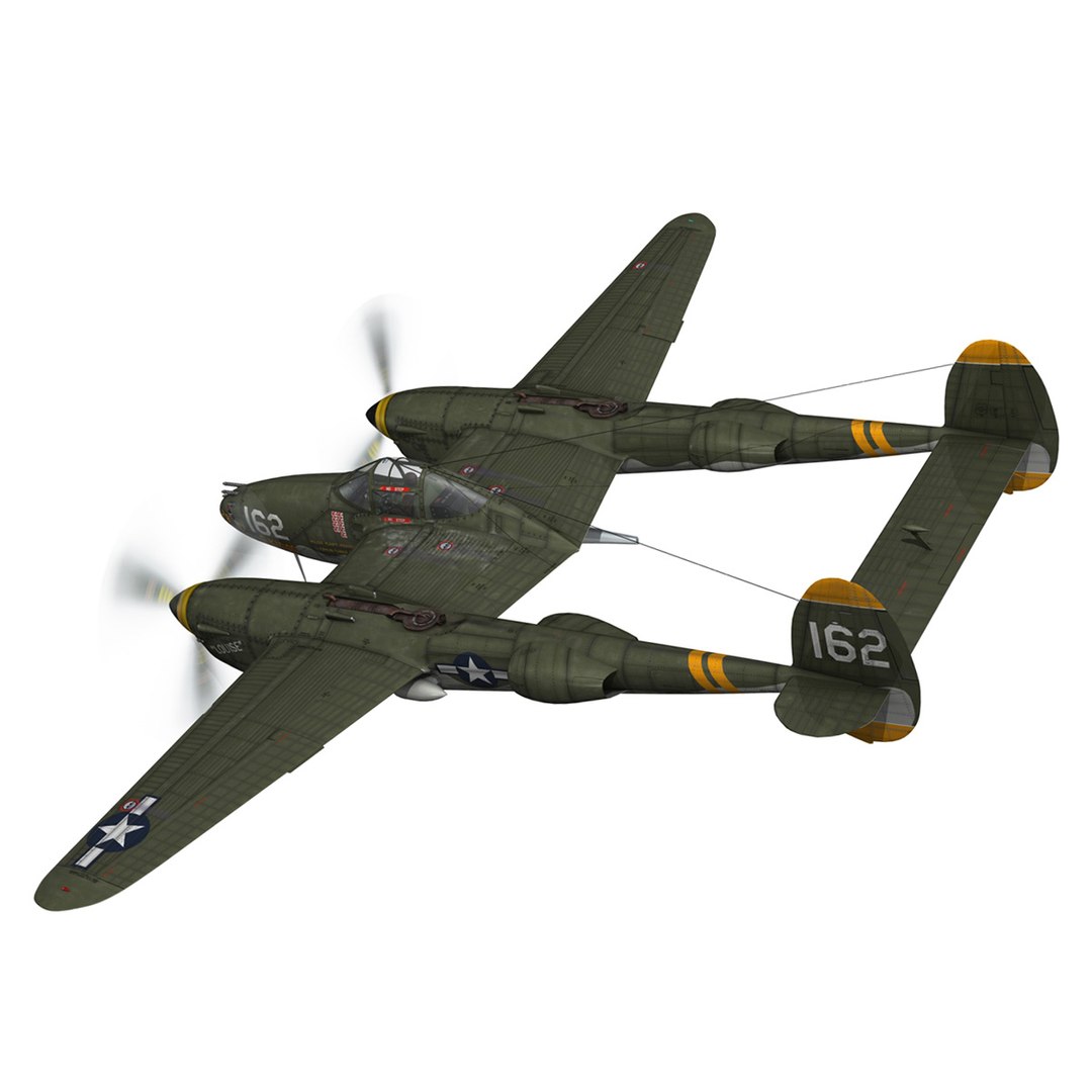 3D Lockheed Lightning - Skidoo - TurboSquid 1188360