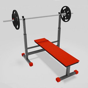 3D model Musculation Bench