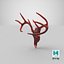 3D Deer Skull Sci-fi Hot model