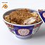 3D model Katsudon and Donburi bowl with lid - Japanese Pork Cutlet Rice Bowl