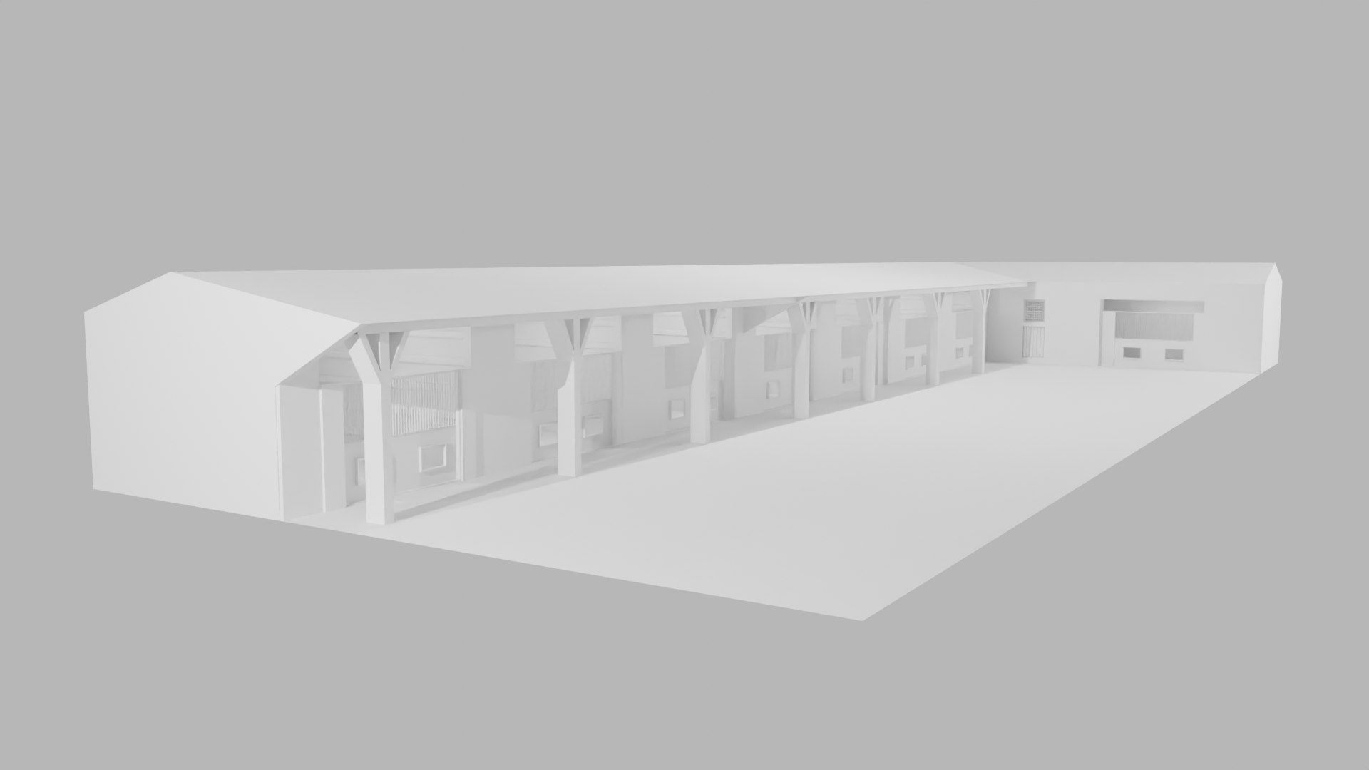 3D Horse Stable - TurboSquid 2159089