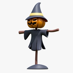 Halloween Pumpkin Scarecrow