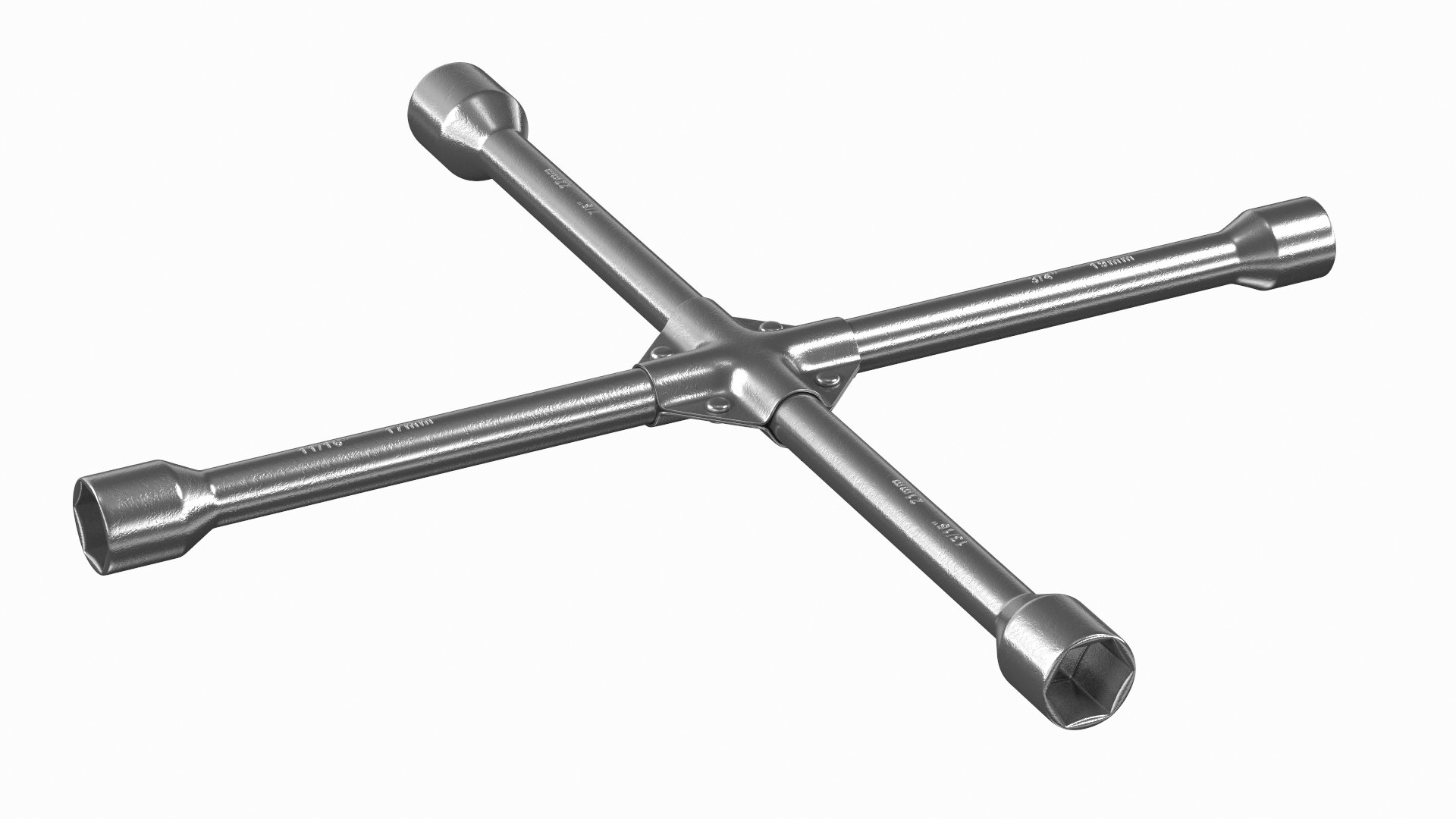 Way Lug Nut Wrench 3D Model TurboSquid 1708600