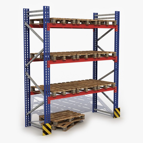 warehouse rack 3D model