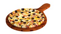 Freshly Baked Calzone Pizza