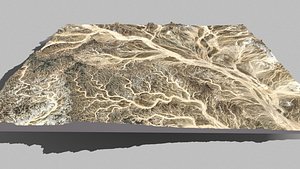 3D Nakhl Desert Egypt