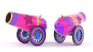 3D Circus Cannon