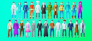 Casual Characters Pack 4