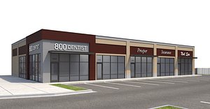 3D retail store model