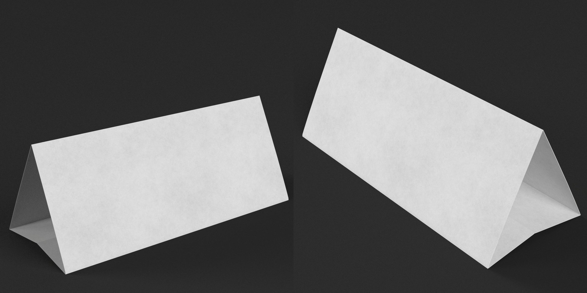 Table Tent Template 7 Model TurboSquid 1431808