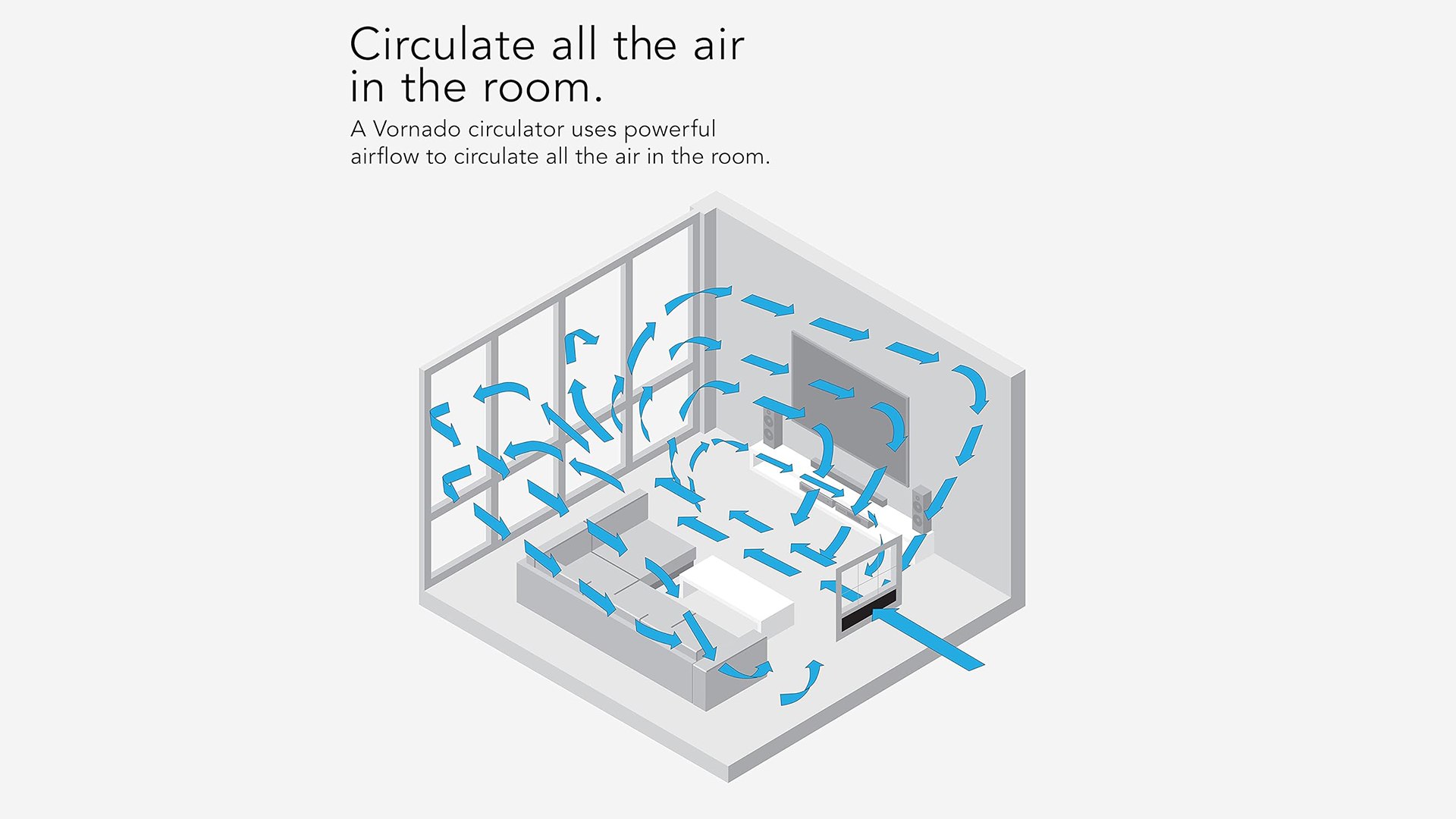 Speed Window Air Circulator Fan With Remote Control 3D Model ...