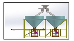 KRAFT BAG-BIG BAG WEIGHING-PACKAGING MACHINE AND DIVERTING CLUTCH FOR GRANULAR MATERIAL 3D model