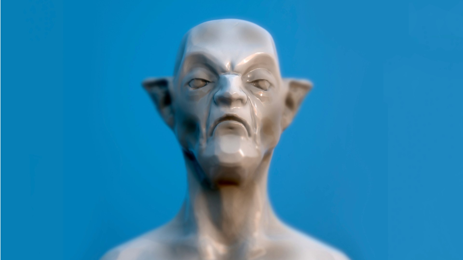 Statue Of An Old Grumpy Goblin 3D Model - TurboSquid 1845684