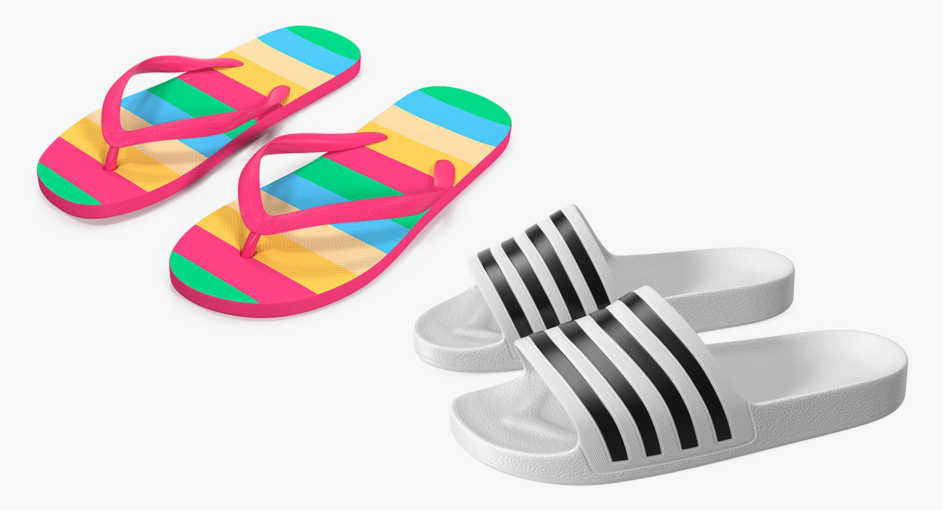 Flip-flops Collection Model - TurboSquid 1997945