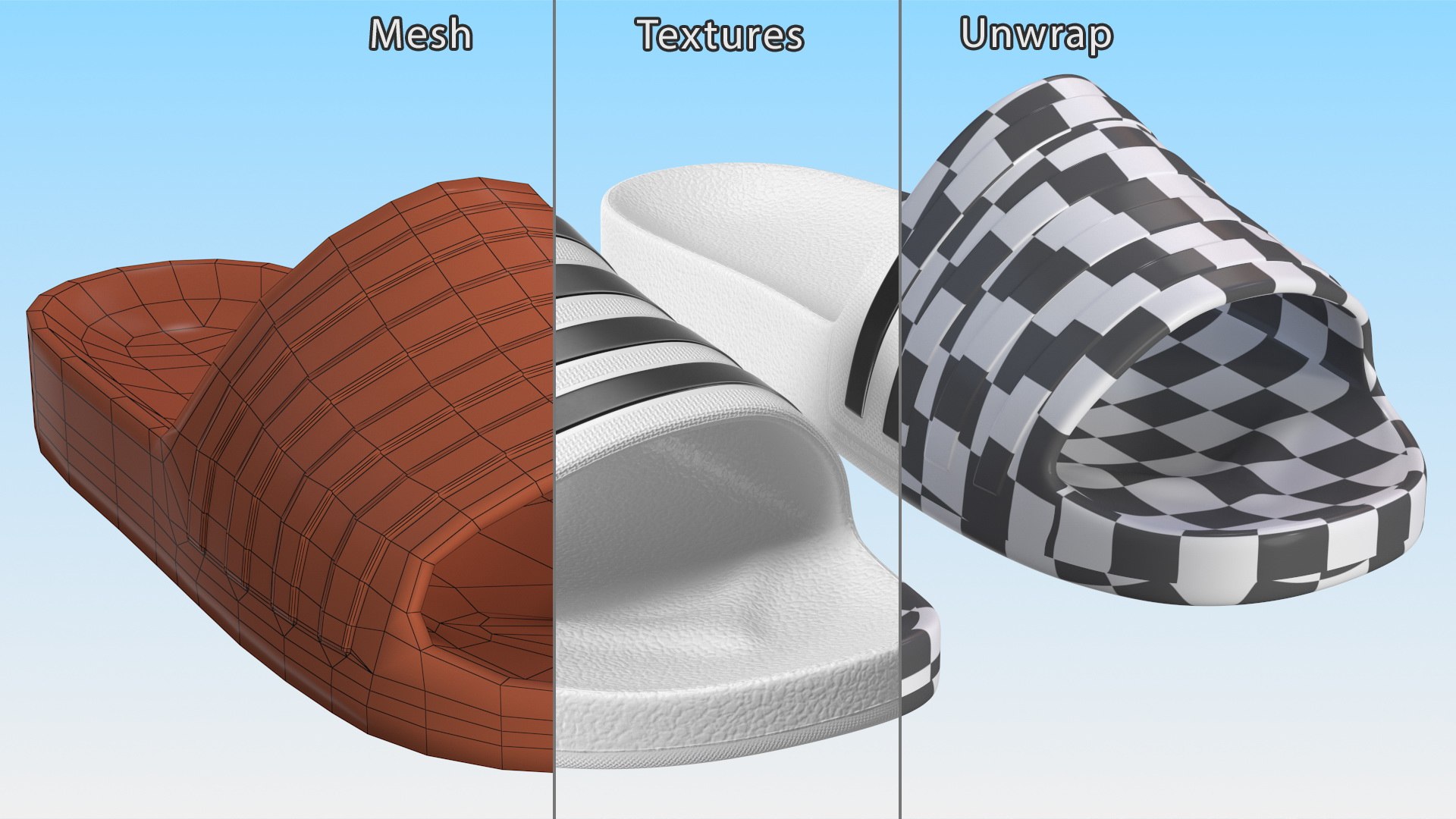 Flip-flops Collection Model - TurboSquid 1997945