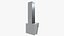 Cappuccio Beko HCA 62741 W Silver Modello 3D
