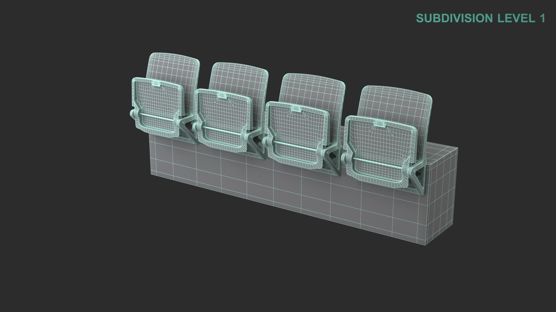 Stadium Seats 3D model - TurboSquid 2031697