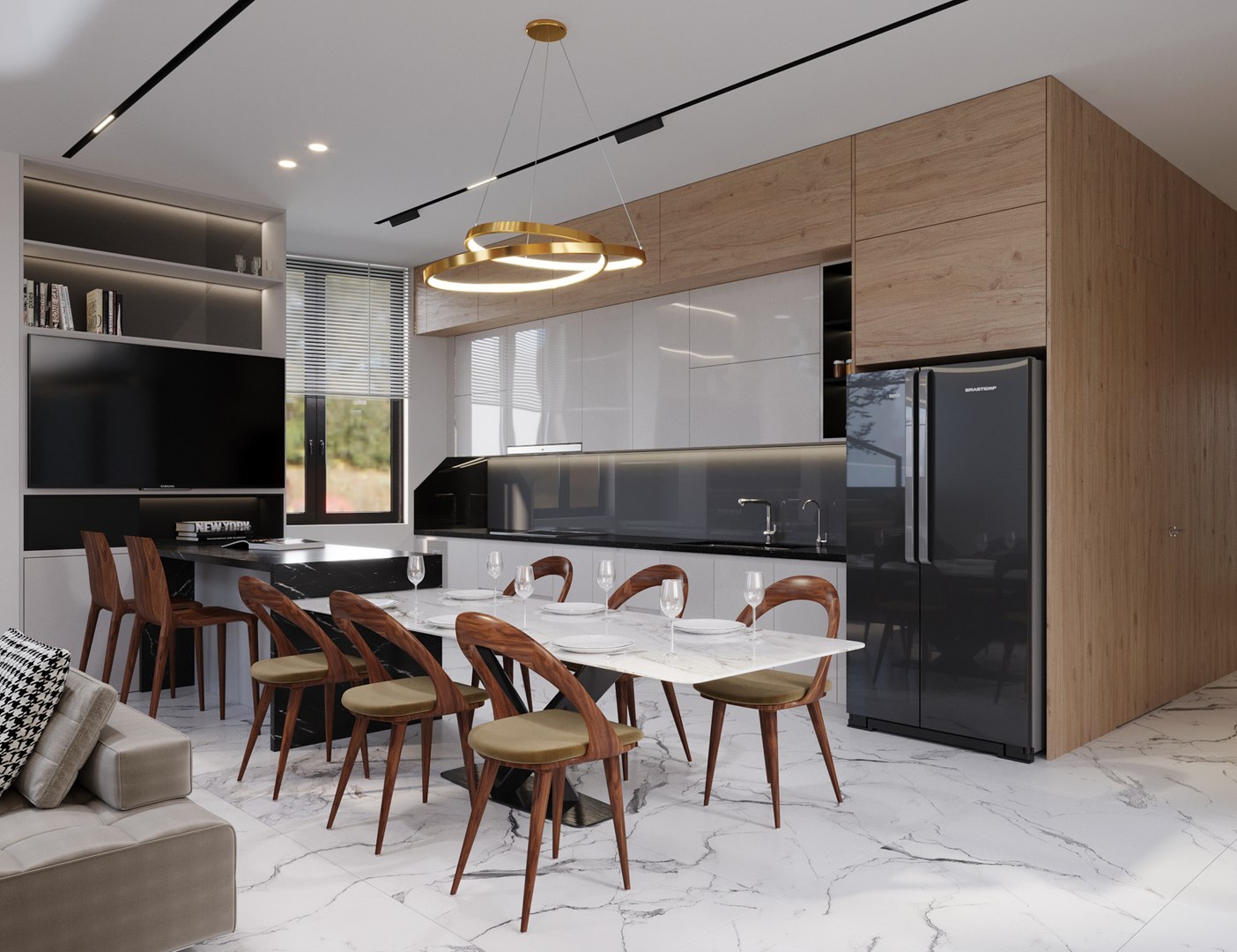 QD Living Room and Architure 3D model - TurboSquid 1905718
