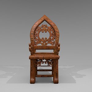 3D javanese ornamental chairs seats