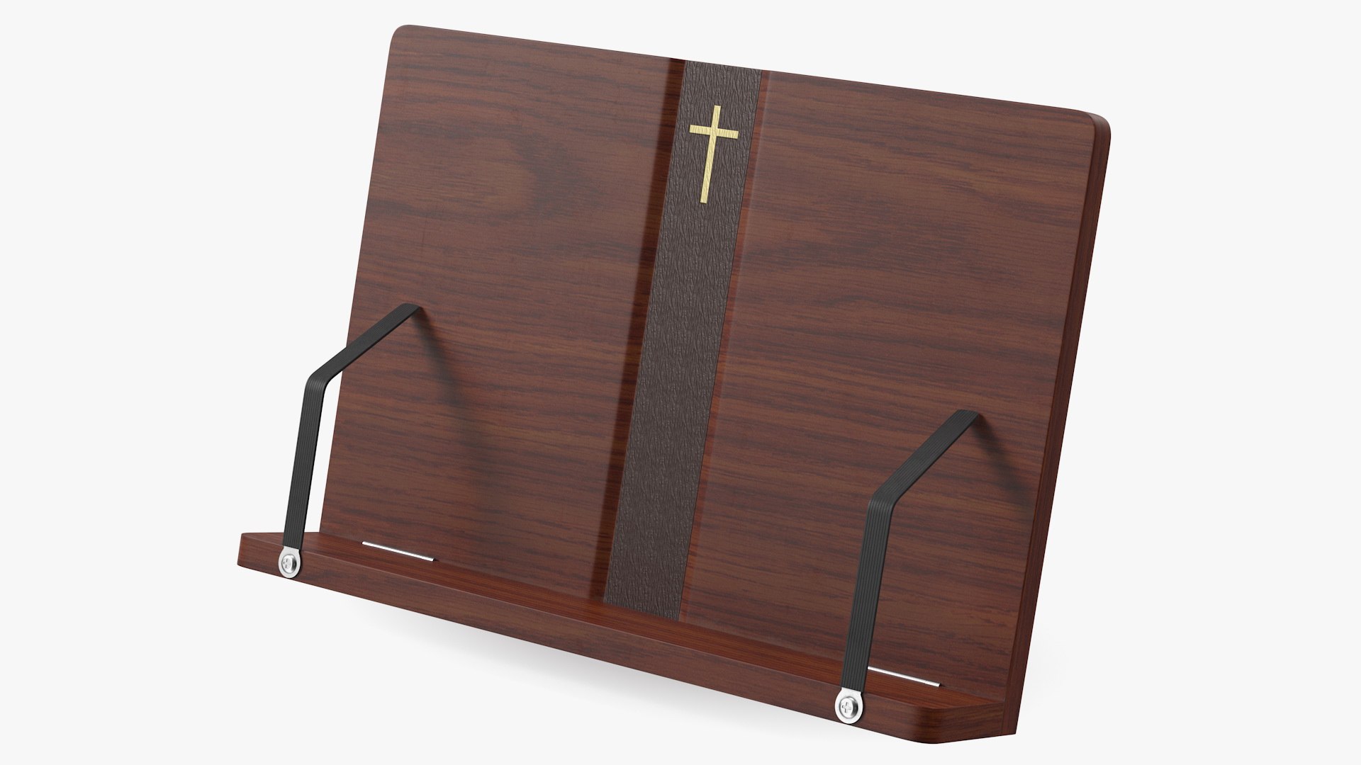 Wood Portable Reading Book Stand 3D model preview