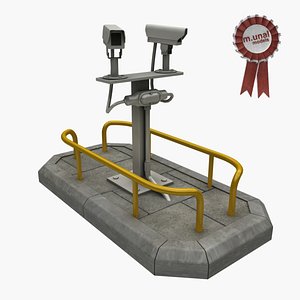 camera road 3D model