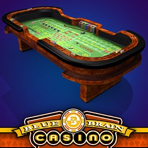 3d model craps table