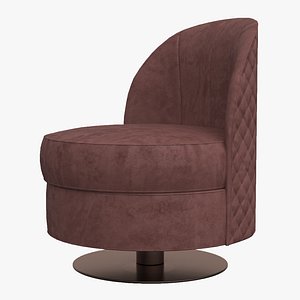 3D model Velvet Chair