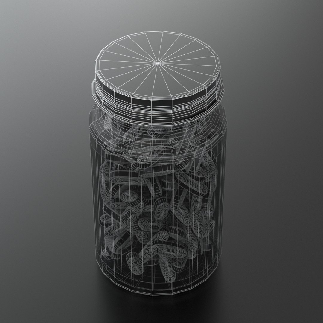 Pills Container Model - TurboSquid 1408980