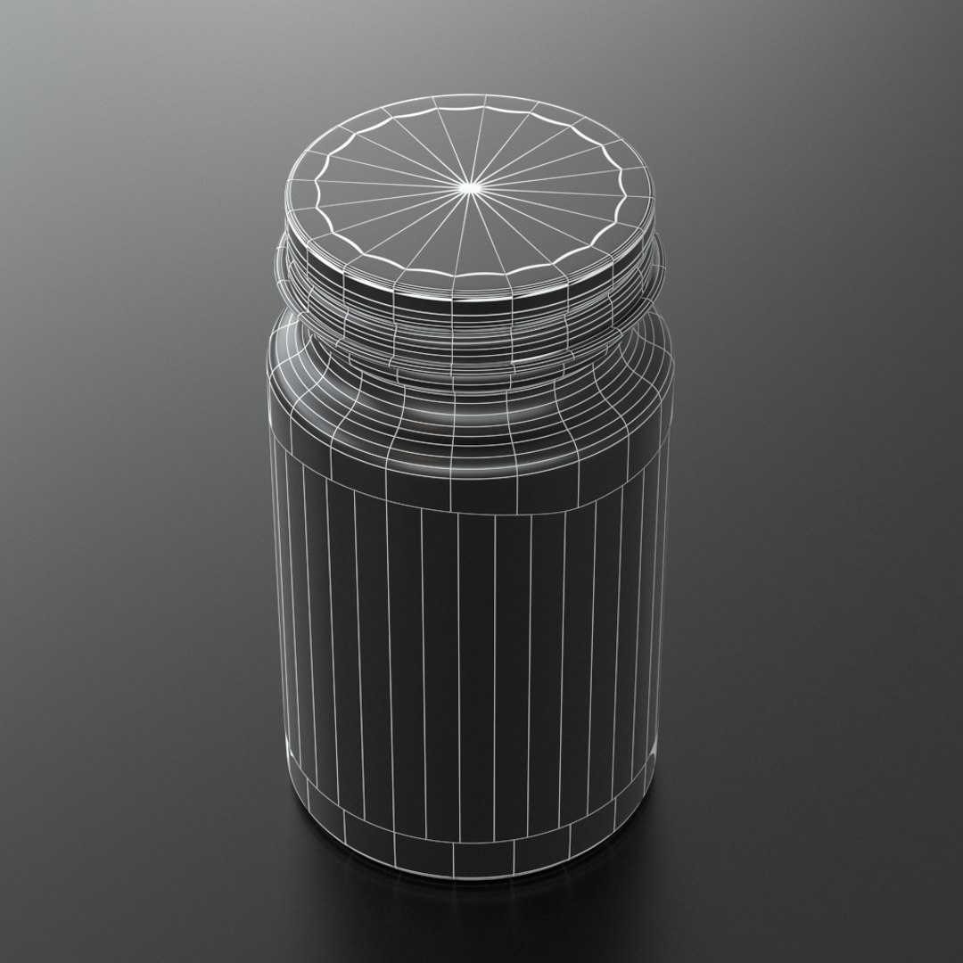 Pills Container Model - TurboSquid 1408980
