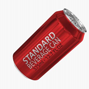 Sleek 355ml 12oz beverage 3D model - TurboSquid 1166028