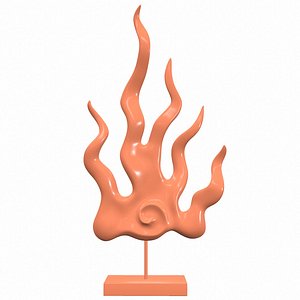 Abstract sculpture M111 3D