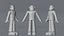 Personnage de dessin animé minimal Simple Man 3