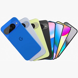 Google Pixel 10 All Colors 3D model