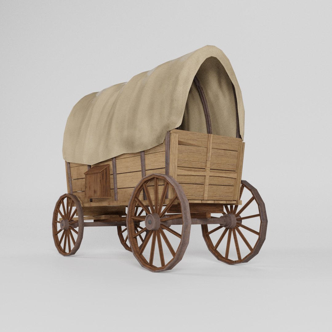  Conestoga Wagon Model TurboSquid 1512698