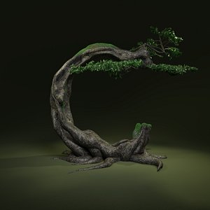 3D tree letter c