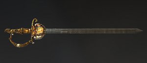 3D bolivar sword espada model