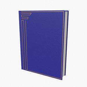 Blue Book with Pattern