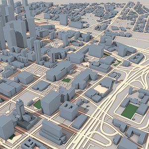 3D Los Angeles City USA
