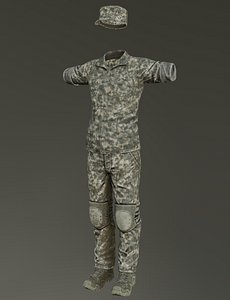 3D united states uniform