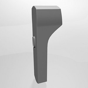 Infrared Forehead Thermometer 02 3D model