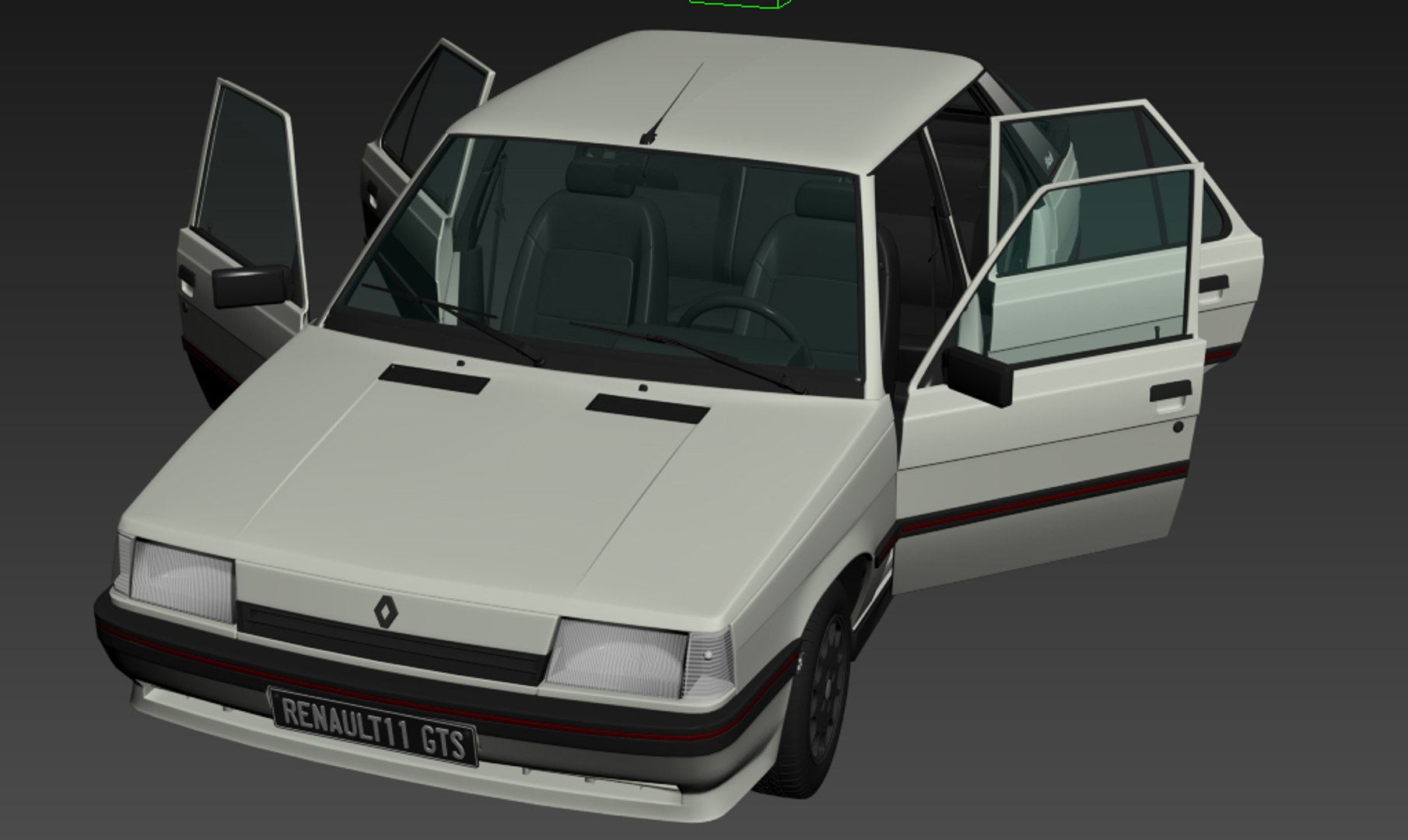 Renault 11 GTS Flash 3D - TurboSquid 2010997